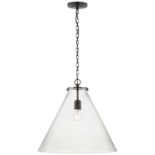 Katie Conical Outdoor (Damp) Pendant by Visual Comfort Signature