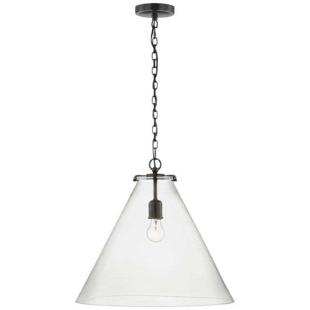 Katie Conical Outdoor (Damp) Pendant by Visual Comfort Signature