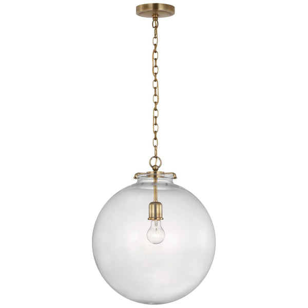 Katie Globe Outdoor (Damp) Pendant by Visual Comfort Signature