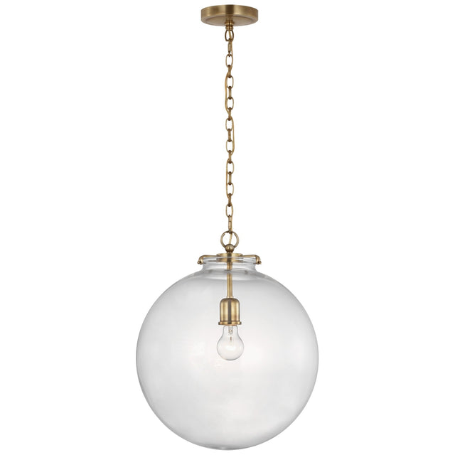 Katie Globe Outdoor (Damp) Pendant by Visual Comfort Signature