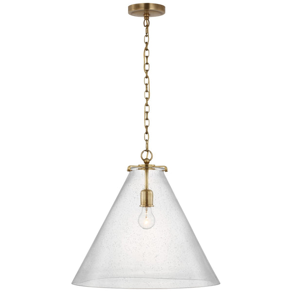 Katie Conical Outdoor (Damp) Pendant by Visual Comfort Signature