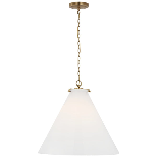 Katie Conical Outdoor (Damp) Pendant by Visual Comfort Signature