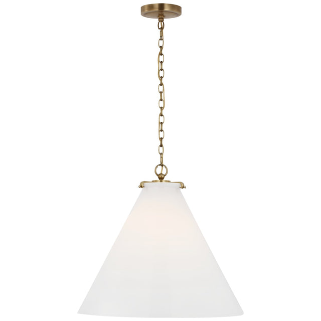 Katie Conical Outdoor (Damp) Pendant by Visual Comfort Signature