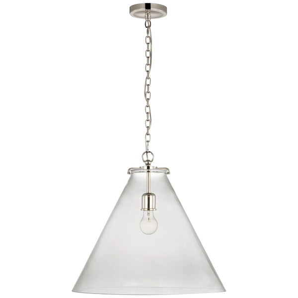 Katie Conical Outdoor (Damp) Pendant by Visual Comfort Signature
