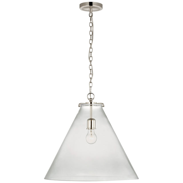 Katie Conical Outdoor (Damp) Pendant by Visual Comfort Signature