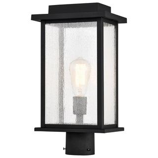 Buy matte-black-with-clear-seeded-glass-and-clear-seedy-shade Sullivan Outdoor (Wet) Lantern by Nuvo Lighting