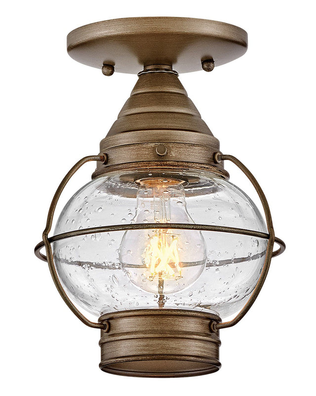 Cape Cod Outdoor (Damp) Flush Mount Ceiling Light by Hinkley