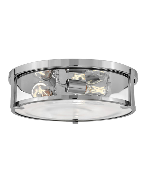 Lowell Outdoor (Damp) Flush Mount Ceiling Light by Hinkley