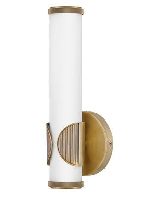Buy lacquered-brass Femi Outdoor (Damp) Sconce by Hinkley