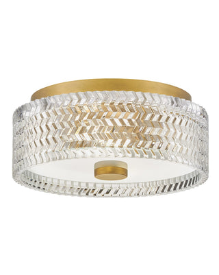 Buy heritage-brass Elle Outdoor (Damp) Flush Mount Ceiling Light by Hinkley