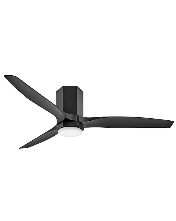 3-Blades Facet Outdoor (Damp) Ceiling Fan with Light by Hinkley