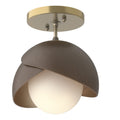 Brooklyn Semi Flush Mount Light by Hubbardton Forge