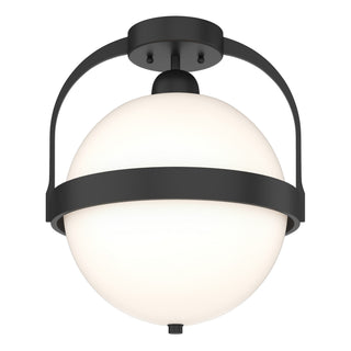 Buy black Atlas Semi Flush Mount Light by Hubbardton Forge