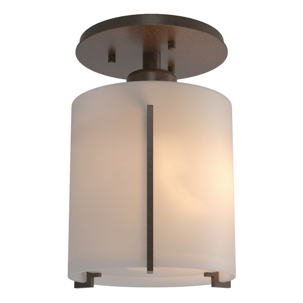 Exos Glass Semi-Flush Mount Ceiling Light by Hubbardton Forge