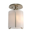 Exos Glass Semi-Flush Mount Ceiling Light by Hubbardton Forge