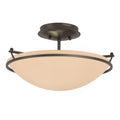 Simple Lines Flush Mount Ceiling Light by Hubbardton Forge