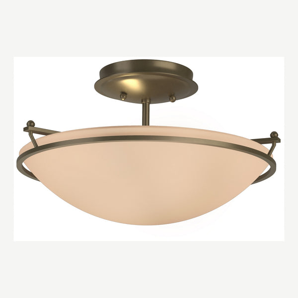 Simple Lines Semi-Flush Mount Ceiling Light by Hubbardton Forge