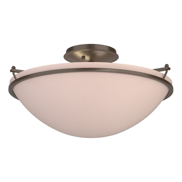 Simple Lines Flush Mount Ceiling Light by Hubbardton Forge