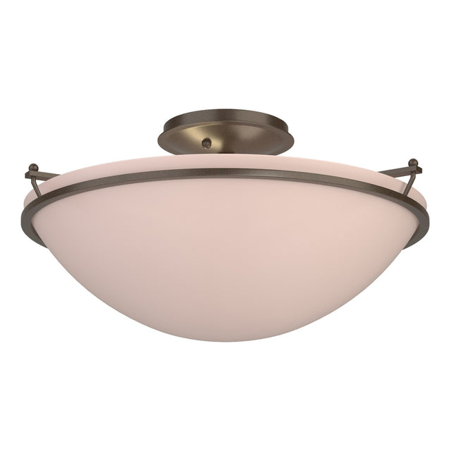 Simple Lines Semi-Flush Mount Ceiling Light by Hubbardton Forge
