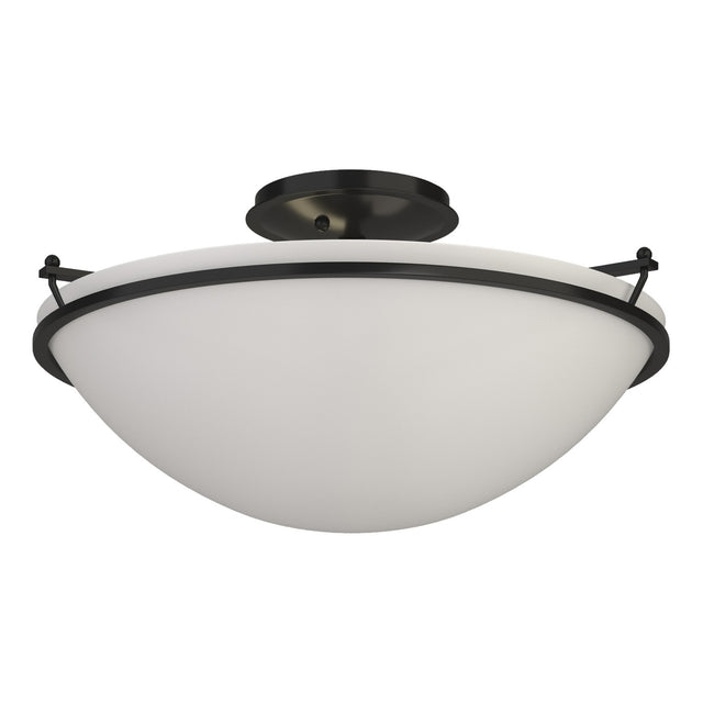 Simple Lines Semi-Flush Mount Ceiling Light by Hubbardton Forge