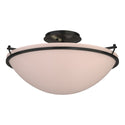 Simple Lines Flush Mount Ceiling Light by Hubbardton Forge