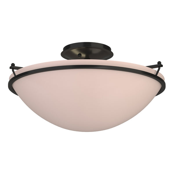 Simple Lines Semi-Flush Mount Ceiling Light by Hubbardton Forge