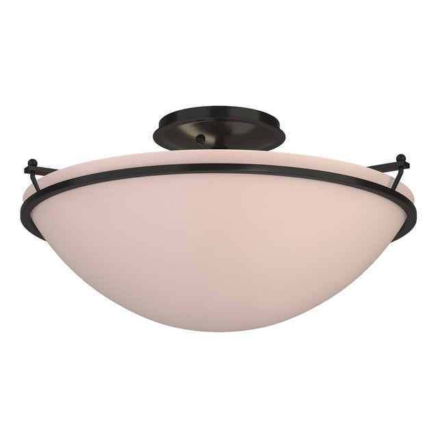 Simple Lines Semi-Flush Mount Ceiling Light by Hubbardton Forge
