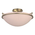 Simple Lines Flush Mount Ceiling Light by Hubbardton Forge