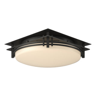 Buy natural-iron Banded Flush Mount Ceiling Light by Hubbardton Forge