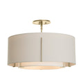 Exos Semi-Flush Mount Ceiling Light by Hubbardton Forge