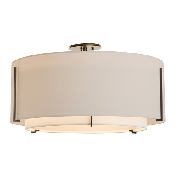 Exos Semi-Flush Mount Ceiling Light by Hubbardton Forge