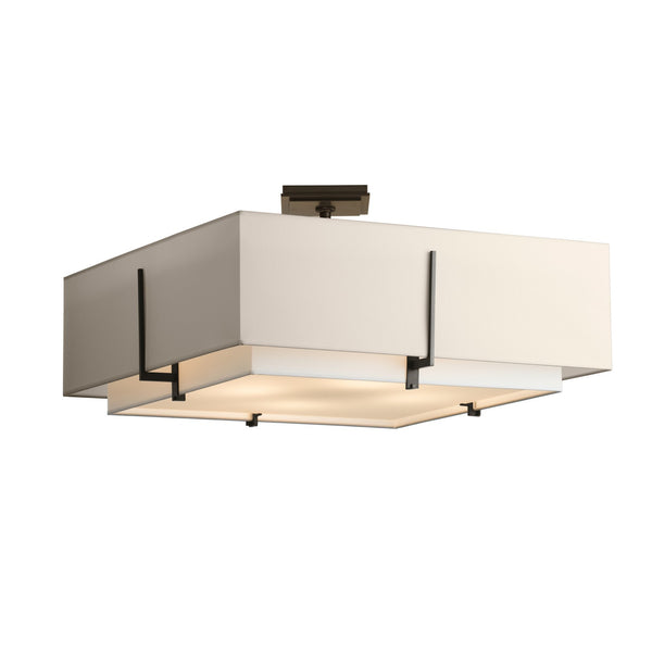 Exos Semi-Flush Mount Ceiling Light by Hubbardton Forge