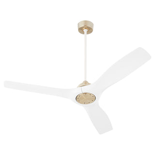 Buy aged-brass-white-finish-with-studio-white-blades 3-Blades Avalon Oxygen by Oxygen