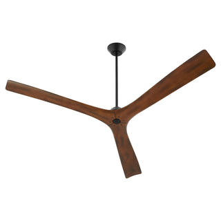 Buy black-walnut-finish-with-walnut-blades 3-Blades Mecca Outdoor (Damp) Ceiling Fan by Oxygen