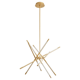 Buy aged-brass Palillos Outdoor (Damp) Pendant by Oxygen
