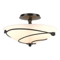Leaf Semi-Flush Mount Ceiling Light by Hubbardton Forge