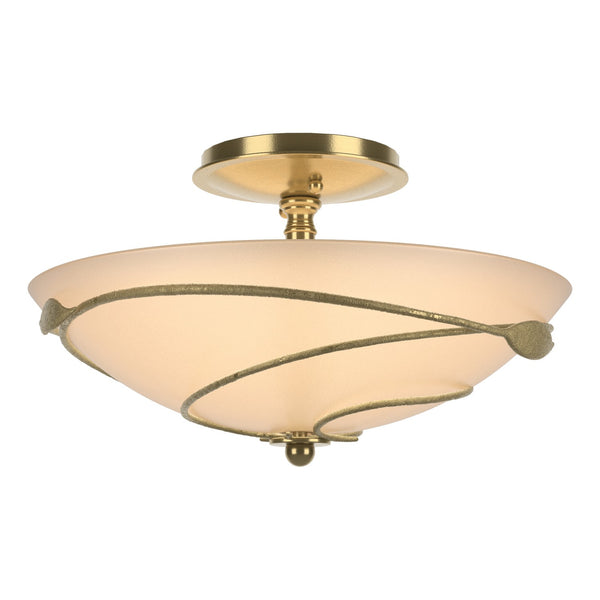 Leaf Semi-Flush Mount Ceiling Light by Hubbardton Forge