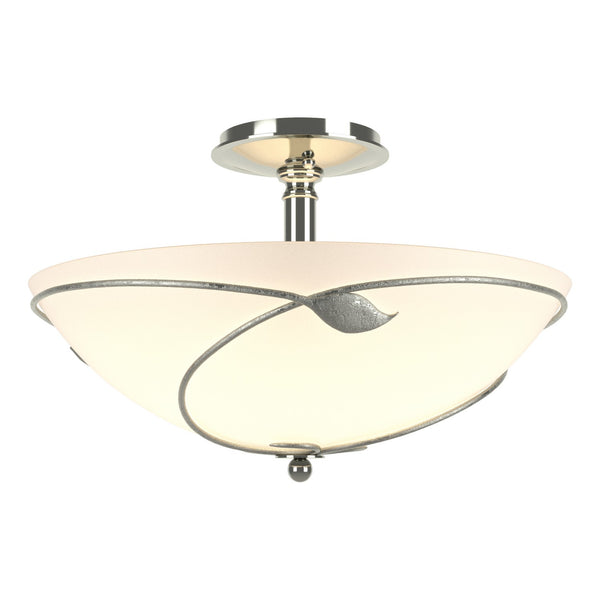 Leaf Semi-Flush Mount Ceiling Light by Hubbardton Forge