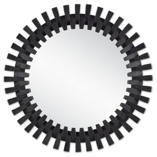 Buy black-mirror Diza Collection Mirror by Currey and Company