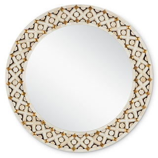 Buy natural-brass-mirror Ellaria Collection Mirror by Currey and Company