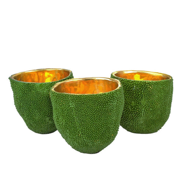 Jackfruit Collection Vase Set of 3 by Currey and Company