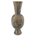 Brown Marbleized Collection Vase by Currey and Company