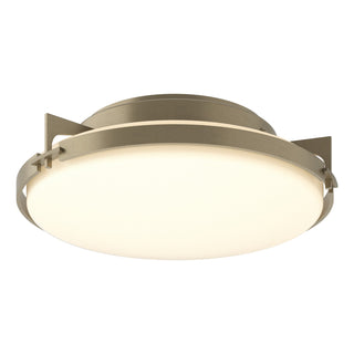 Buy soft-gold Metra Flush Mount Ceiling Light by Hubbardton Forge