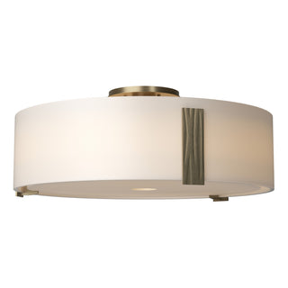 Buy soft-gold Impressions Flush Mount Ceiling Light by Hubbardton Forge