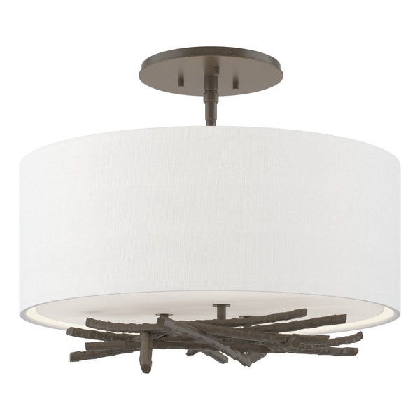 Brindille Semi-Flush Mount Ceiling Light by Hubbardton Forge