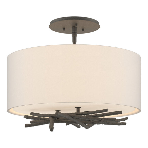 Brindille Semi-Flush Mount Ceiling Light by Hubbardton Forge