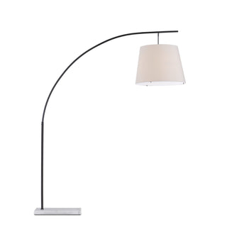 Buy oil-rubbed-bronze-white Cloister Collection Floor Lamp by Currey and Company