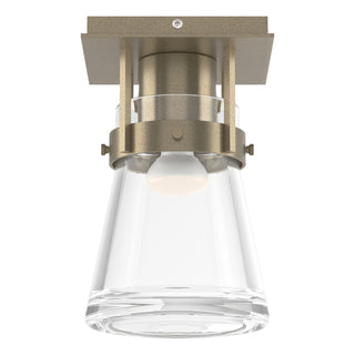 Buy soft-gold Erlenmeyer Semi Flush Mount Light by Hubbardton Forge