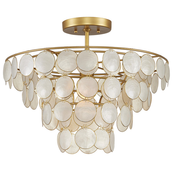 Bon Vivant Collection Flush Mount Ceiling Light by Currey and Company