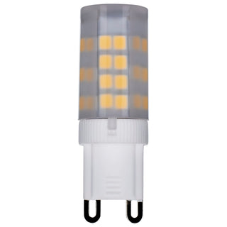 Buy frost-with-frost-glass Bi-Pin 3 Watt G9 T4 120V Outdoor (Damp)LED 3000k Light Bulb by Satco